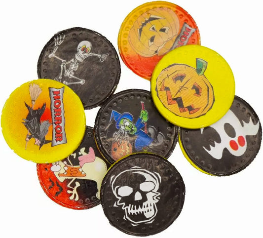 Halloween Milk Chocolate coins 100grams