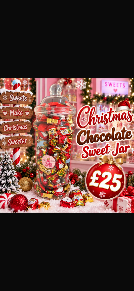 Christmas Chocolate Jar