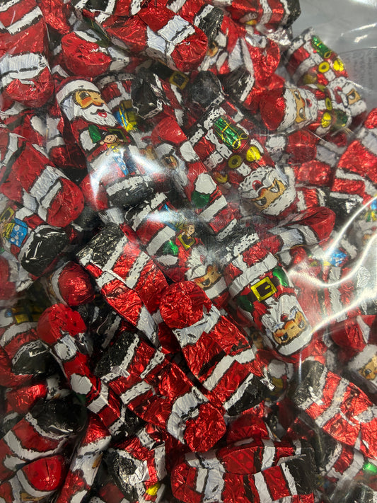 Milk chocolate Santas 100grams