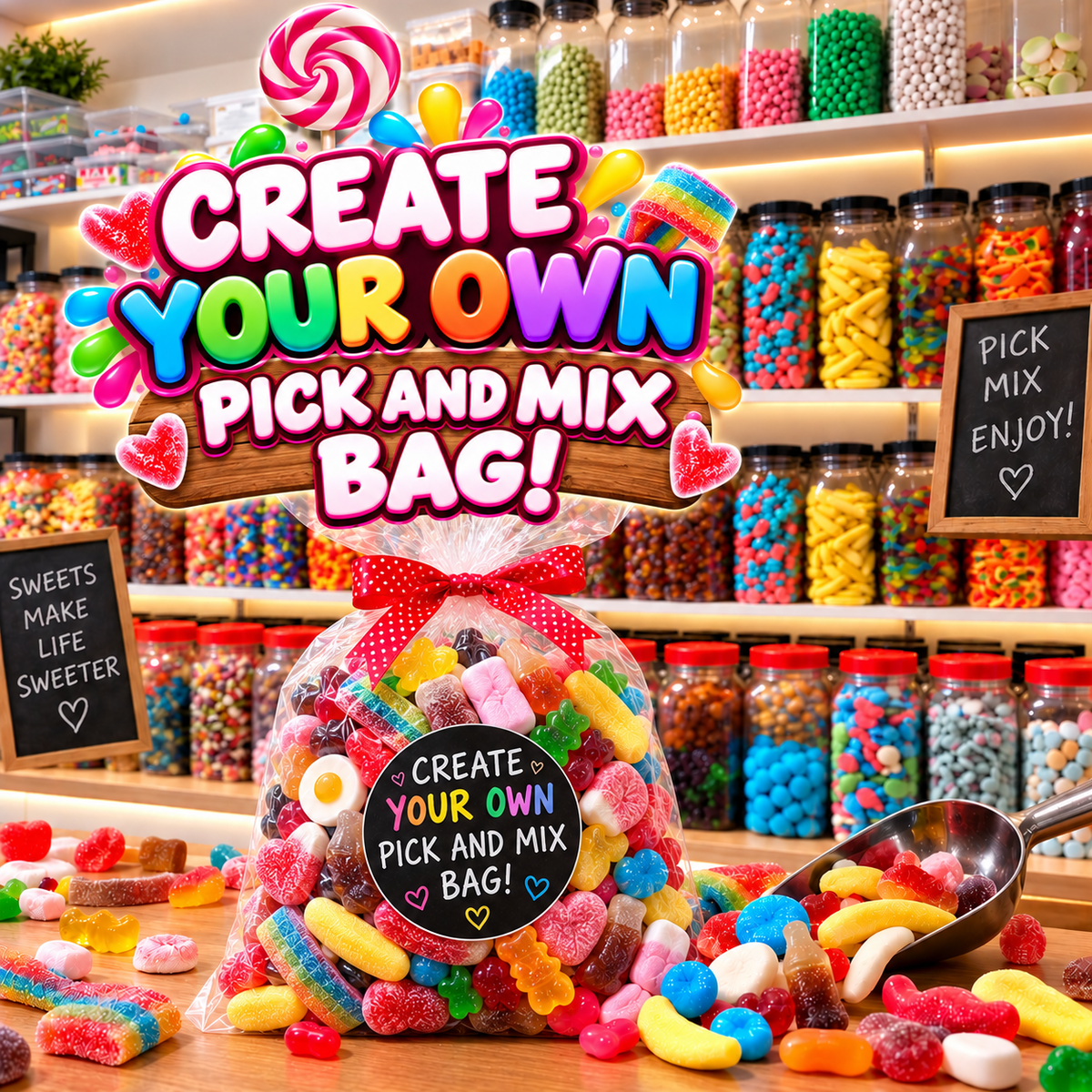 Create your own pick and mix bag