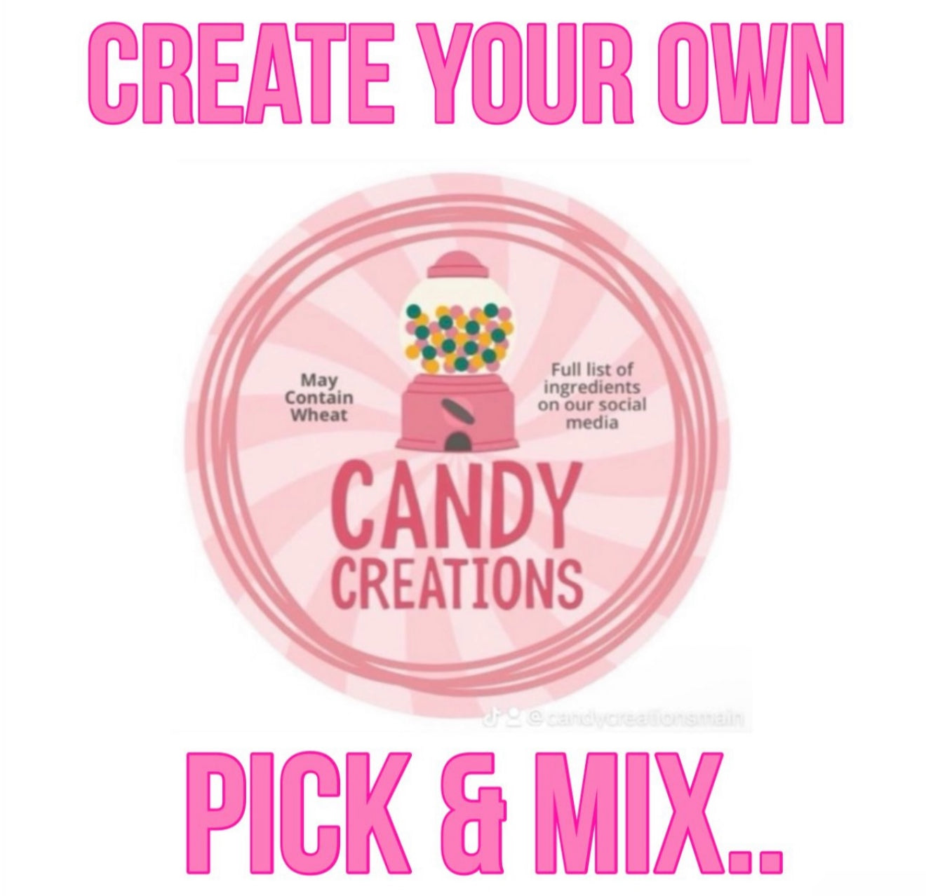 Create your own pick and mix bag